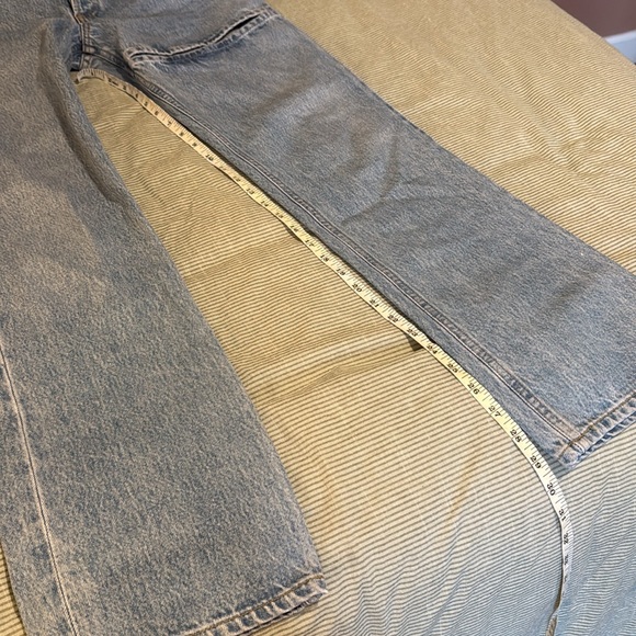 Agolde Lana Mid Rise Straight Slice - Picture 11 of 13